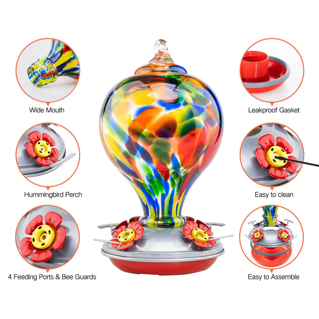 Muse Garden Hummingbird Feeder Rhapsody MuseGarden
